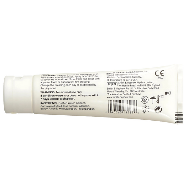 Smith & Nephew Solosite Amorphous Hydrogel Dressing, 3 oz. Tube