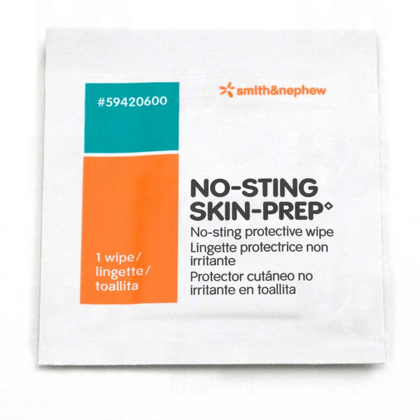 Smith & Nephew No-Sting Skin-Prep Protective Barrier Wipes, Alcohol-Free