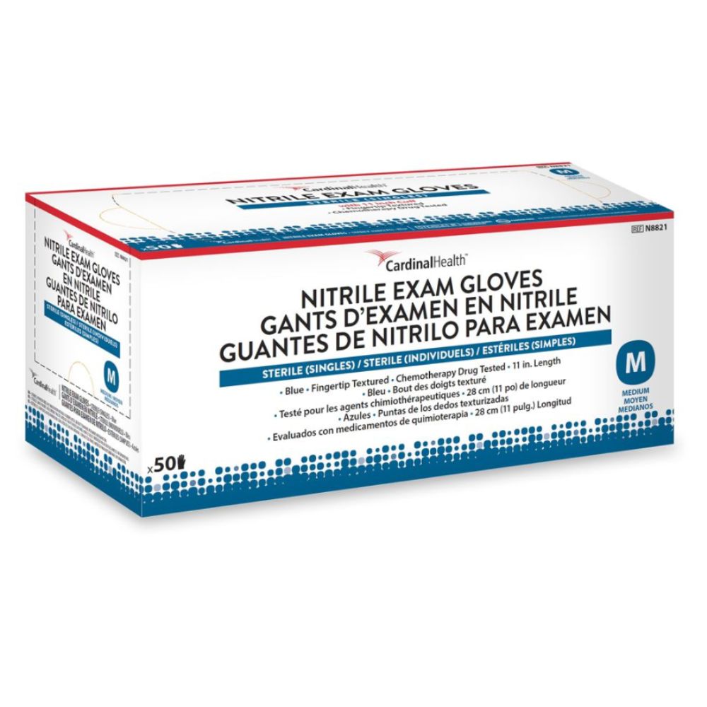 Cardinal Health Esteem Nitrile Exam Glove, Sterile, Latexfree, Powder