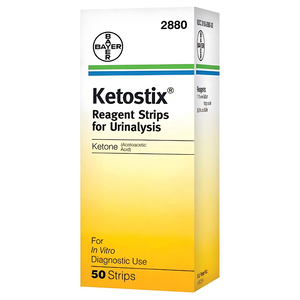 Bayer Ketostix/Diastix/Keto-Diastix Urine Reagent Test Strips, Glucose and/or Ketone Monitoring