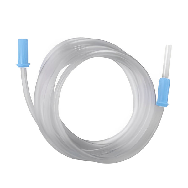 Medline Sterile Non-Conductive Suction Tubing with Scalloped Connectors 3/16" x 10 ft, Latex-free, DYND50221