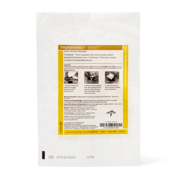 Medline TheraHoney Manuka Honey Wound Dressing Sheet