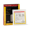 Medline Stratasorb Composite Adhesive Island Wound Dressings, 4 x 4 In. with 2 x 2.5  In. Pad, Non-Adherent Pad, Latex-free, MSC3044
