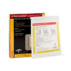 Medline Stratasorb Composite Adhesive Island Wound Dressings, 6 x 6  In.with 4 x 4 In. Pad, Non-Adherent Pad, Latex-free, MSC3066