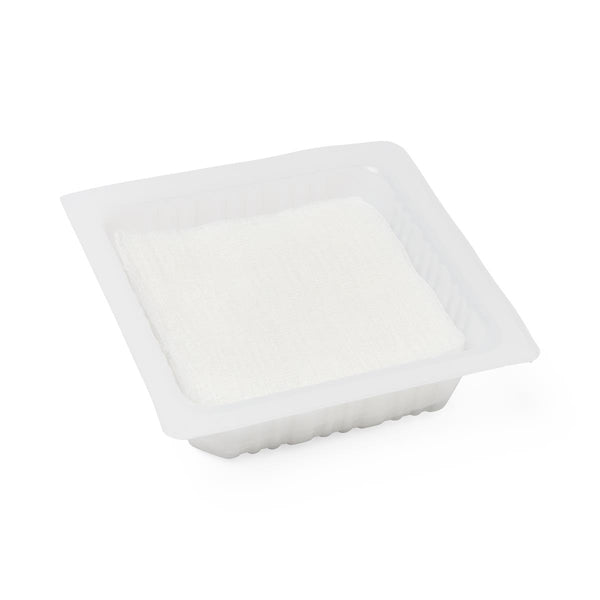 Medline Sterile Cotton Woven Gauze Sponge, 4" x 4", 12 ply, 10/Hard Tray, NON21426