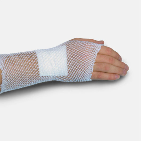 Medline Stretch Tubular Elastic Dressing Retention Net, Size 3 (25 yd x 9"), For Medium Hand, Arm, Leg, Foot, Two or More Fingers, Latex Free, NONNET03