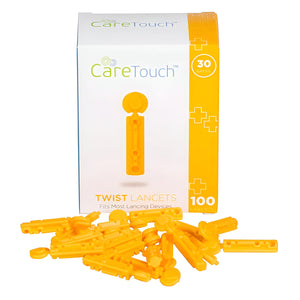 Care Touch Twist-Top 30G (0.30 mm) Universal Lancets, 30 Gauge
