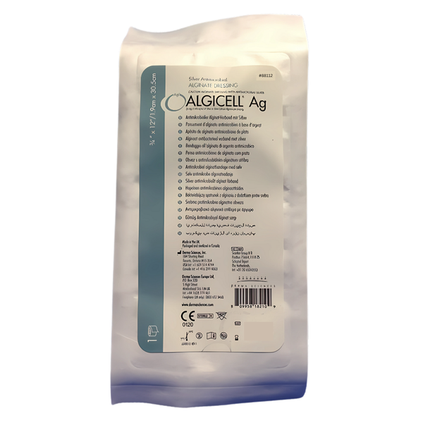 Derma Sciences Algicell Calcium Alginate Dressing, 3/4 x 12 In. Rope