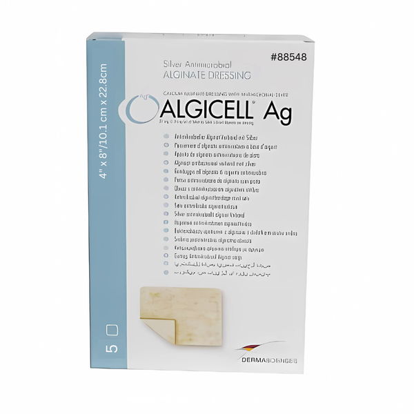 Integra Algicell Ag Calcium with Antimicrobial Silver Alginate Dressing