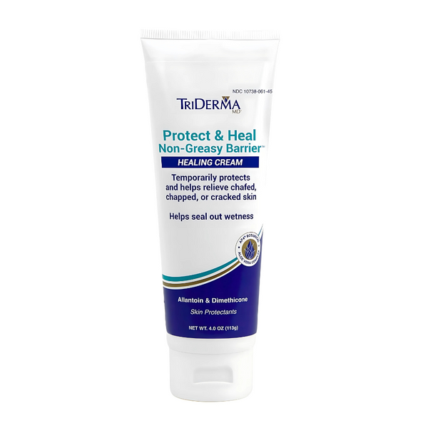 Genuine Virgin Aloe TriDerma Barrier Fast Healing Cream, 4 oz. Tube
