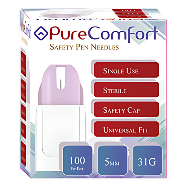 Home Aide Pure Comfort Safety Pen Needles