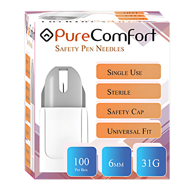 Home Aide Pure Comfort Safety Pen Needles