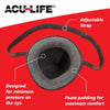 Health Enterprises Acu Life Vinyl Medical Eye Patch Universal, Concave Shape for Protection and Comfort, Black, 400013A