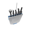 Health Enterprises Audio-Kit Hearing Aid Cleaner Kit, Built into an Easy-to-Hold Handle, 400586