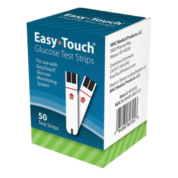 MHC Easy Touch Blood Glucose Test Strips / Meter / Monitoring Kit