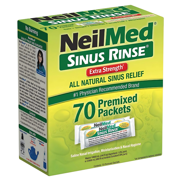 NeilMed Sinus Rinse Hypertonic Premixed Refill Packets