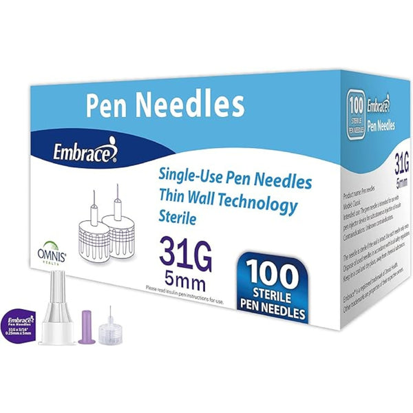 Omnis Health Embrace Pen Needles