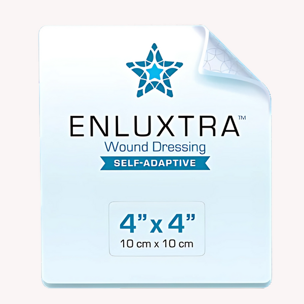 Osnovation Systems Enluxtra Humifiber Self-Adaptive Wound Dressing, 4 x 4 In.