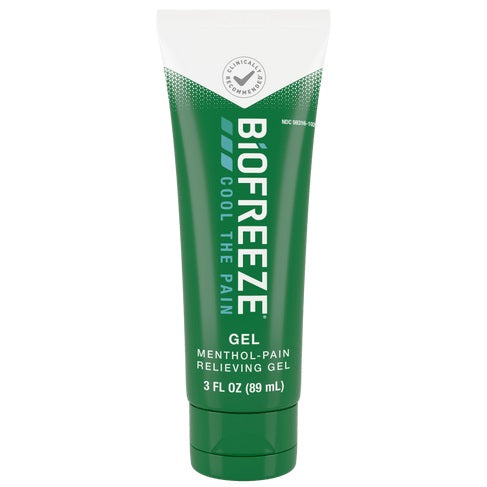 Biofreeze Menthol Fast-Acting Pain Relieving Gel, Topical Analgesic