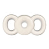 A clear, circular tension ring with a thick center design, intended for use in managing erectile dysfunction. Size 5