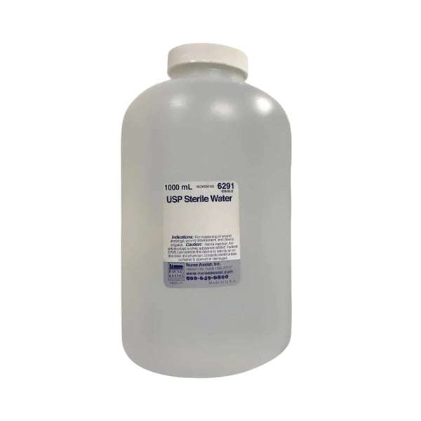 SteriCare Solutions Nurse Assist Medical Grade Sterile Water, 100 mL to 1000 mL