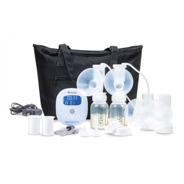 Ameda Mya Joy PLUS Hospital Grade Double Breast Pump, Portable and Rechargeable