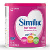 Abbott Nutrition Similac Soy Isomil Powder, Infant Formula with Iron,  12.4 oz (352 g) Can, Non-sterile, 55963