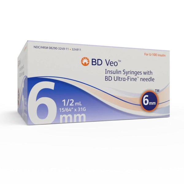 embecta Veo with Ultra-Fine Needle U100 Insulin Syringes, BD Becton Dickinson