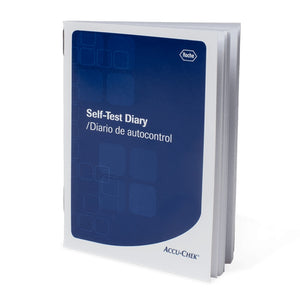 Accu-Chek Self-Test Diary Diabetic Blood Sugar Glucose Log Book, Records Up To 15 Weeks of Activity