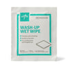 Medline Wash-Up Wet Wipes with BZK, 5 x 7 In., Alcohol Free, Latex free, MDS094188