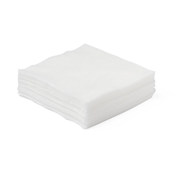Medline Standard Rayon Polyester Blend Non-Woven Non-Sterile Gauze Sponges, Extra-Absorbent, Low Linting, 4" x 4", 4 Ply
