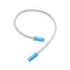 Medline Sterile Non-Conductive Suction Tubing with Scalloped Connectors 3/16" x 20", Latex-free, Thick-wall, DYND50211