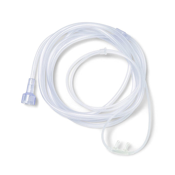 Medline Soft-Touch Adult Oxygen Nasal Cannula with 7 ft Tubing and Standard Connector
