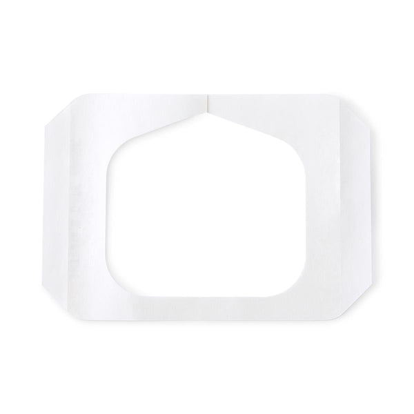 Medline Suresite Transparent Window Adhesive Film Dressing 4" x 4.5" Square Shape, Latex-free, Waterproof, MSC2304CS