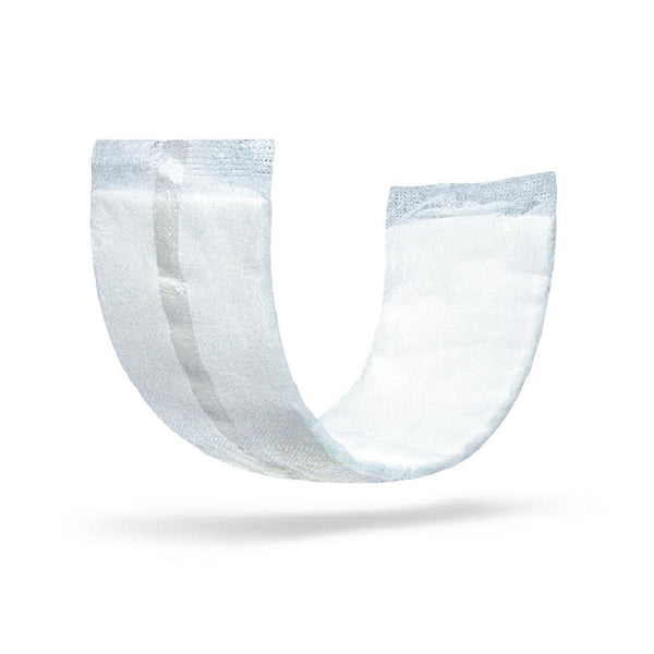 Medline FitRight Double Up Thin Diaper Liner, Incontinence Booster Pads, Adhesive Strip, MSC326015