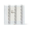 Medline Exuderm LP Low Profile Hydrocolloid Wound Dressings 6" x 6", Square, Sterile, Smooth Outer Surface, MSC5125