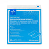 Medline Avant 6-Ply Non-Woven Sterile Drain Gauze Sponges, 4"x4" in 2-Packs, Low linting, Highly absorbent, NON256000