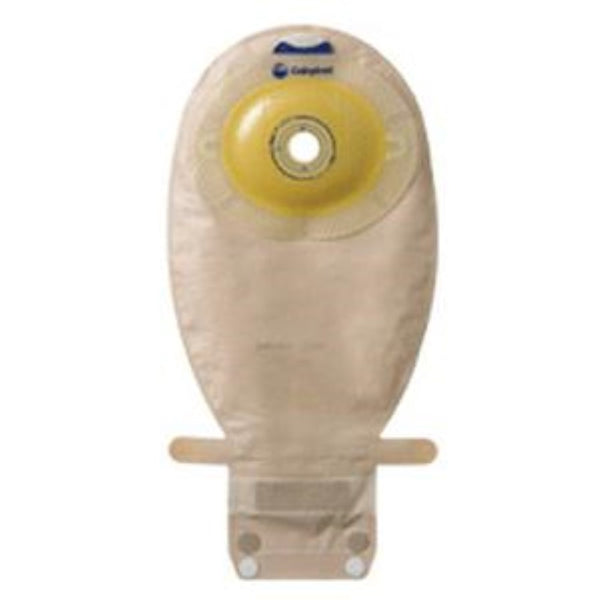 Coloplast SenSura Xpro One-Piece Drainable Pouch, Wide Outlet, Filter, 11-1/2" L, Integrated Closure, Opaque, Pre-Cut Flat Skin Barrier, 1-1/2" Stoma