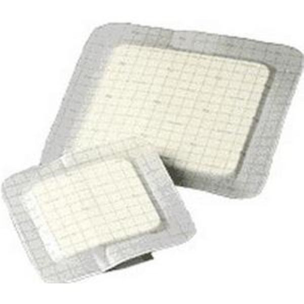 Coloplast Biatain Ag Adhesive Foam Antimicrobial Dressings with Silver 7" x 7" with 18" x 18" Pad