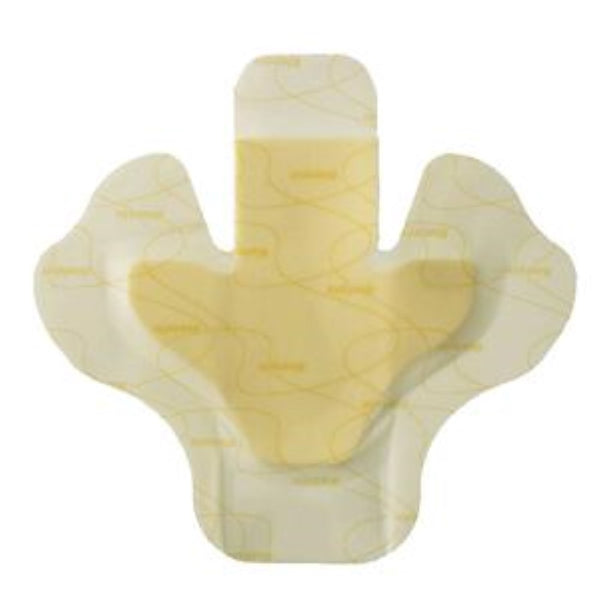 Coloplast Biatain Ag Heel Adhesive Foam Dressing 7-1/2" x 7-3/4" with 19" x 20" Pad