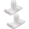 DMI Universal Walker Ski Glides, Pair, Fits 7/8" or 1" I.D. Tubing