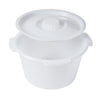 Briggs DMI Universal Replacement Commode Bucket Pail with Lid and Side Handles, 7 Quart Capacity, 641209