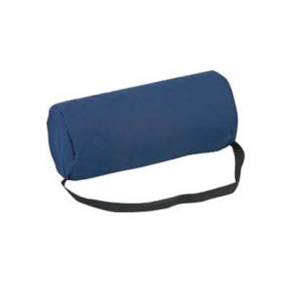 Mabis DMI Lumbar Support Full Roll, 10.75" L x 4.75" W, Navy, Latex-free
