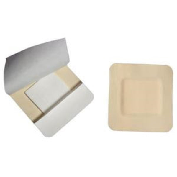 Kendall Border Foam Gentle Adhesion Dressing 3-1/2" x 3-1/2" with 2" x 2" Pad