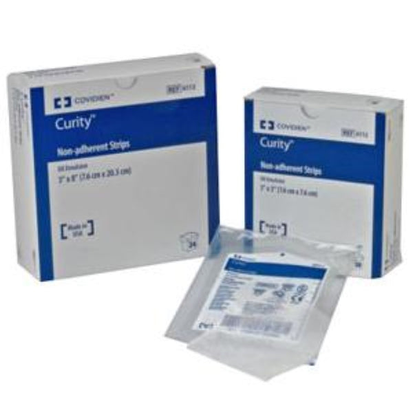 Curity Non-Adhering Oil Emulsion Dressing, 3" x 3"