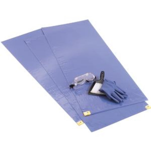 Cardinal Health Kendall ChemoPlus Adhesive Contamination Control Floor Mat, Easy Installation, 0071