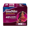 Kimberly Clark Goodnites Youth Incontinence Pants for Girls, Large/XL 60 to 125 lb, Clothing Size 8 to 14