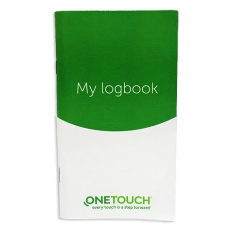 Lifescan OneTouch Self-Test Diary Diabetic Logbook, Records Up To 27 Weeks of Activity, 6399903