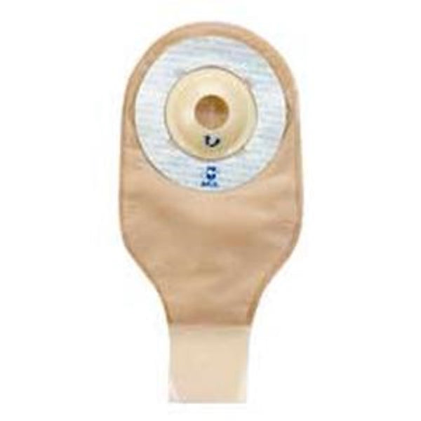 Marlen UltraLite One-piece Pre-cut Drainable Pouch with Skin Shield Flat Adhesive Skin Barrier 1-1/4" Opening, 9" L x 5-3/4" W, Opaque, 16Oz, Odor-proof