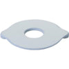 All-Flexible Compact Flat Mounting Ring 1-3/8" Opening, 3-3/4" x 3-1/8", Green Neoprene Rubber
